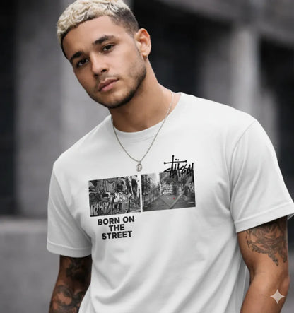 "BORN ON THE STREET" Graphic Tee – Streetwon Edition